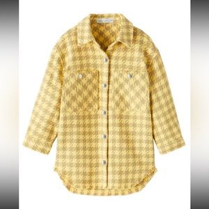 EUC YELLOW SHACKET FROM ZARA